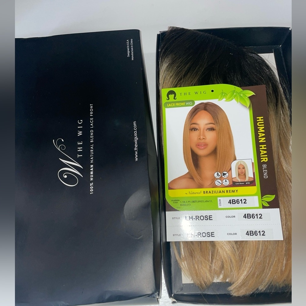 BRAZILIAN Remy Human Hair Color 4B612 Lace Front - Picture 2 of 9